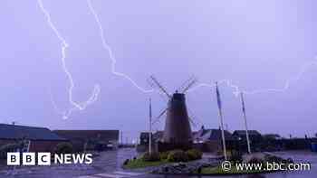 Sussex hit by lightning strikes overnight