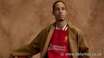 Liverpool unveil new 2024-25 home kit in a throwback to 1984 as they prepare for life under incoming boss Arne Slot next season... with Virgil van Dijk on modelling duty despite questions over his future