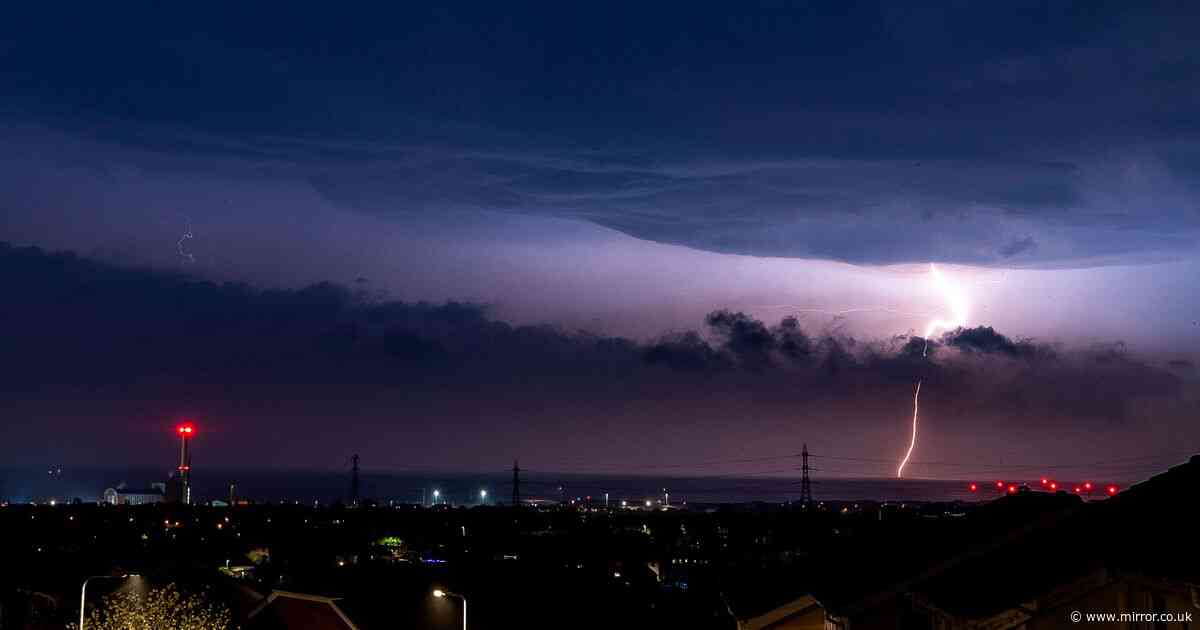 Brits joke 'my chickens will be s****ing bricks not laying eggs' after thunder and lightning rocks south