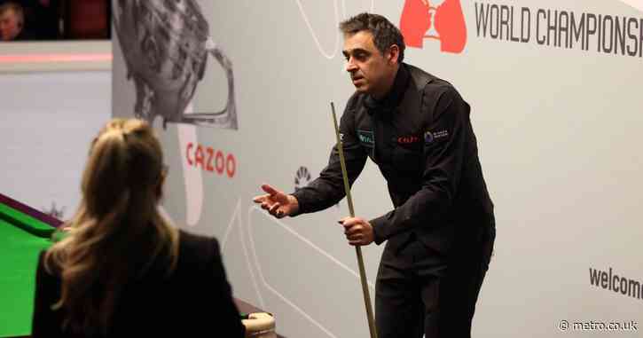 Ronnie O’Sullivan speaks out after telling snooker referee to ‘chill out’