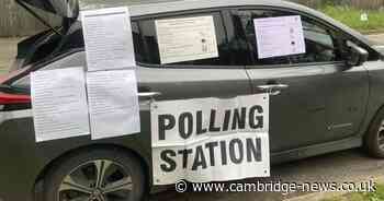 Cambridge polling station operates from car after 'problems getting into building'