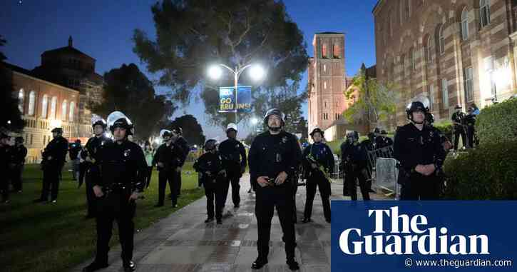 Campus protests: UCLA students in standoff with police as demonstrations spread across US