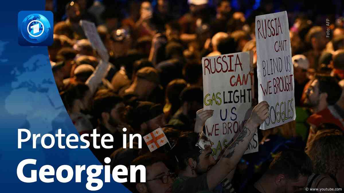 Georgien: Proteste zum Gesetz zur „ausländischen Einflussnahme“