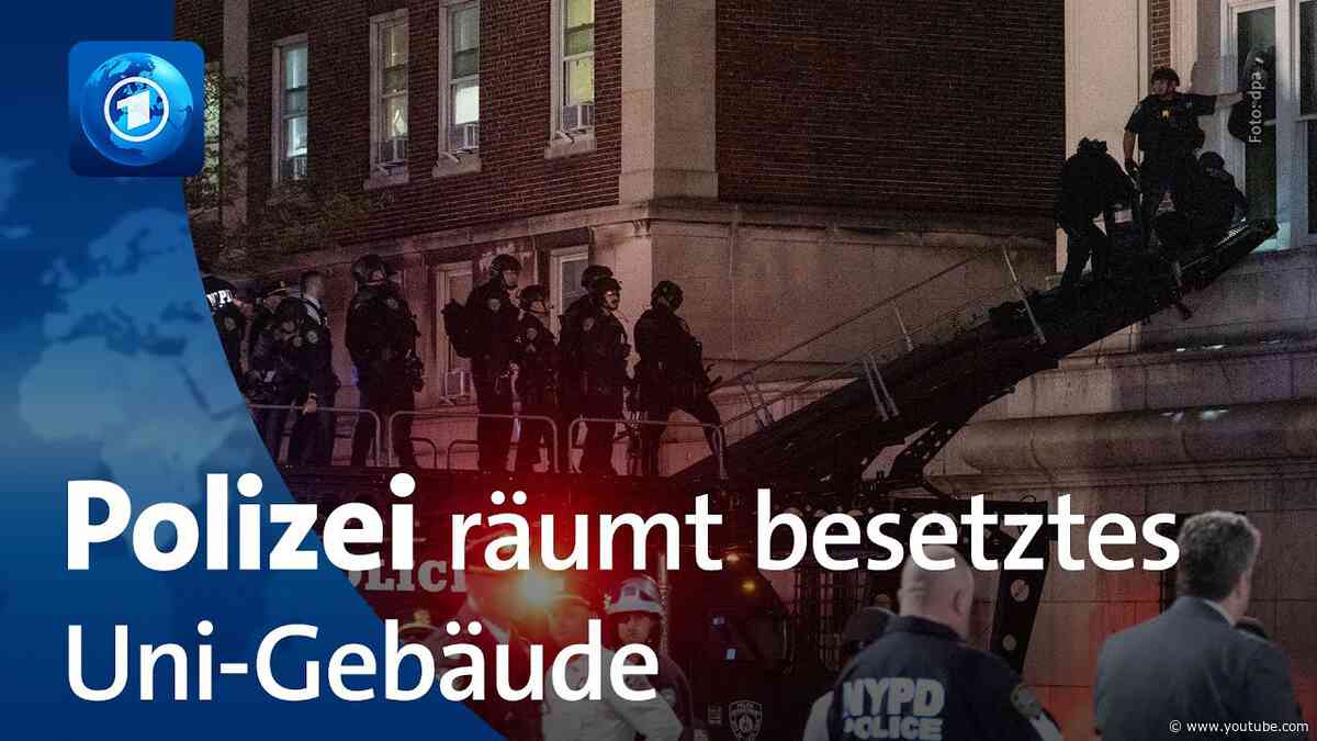 Polizei räumt besetztes Gebäude an Columbia University