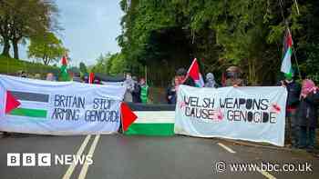 Pro-Palestinian protesters block weapons plant