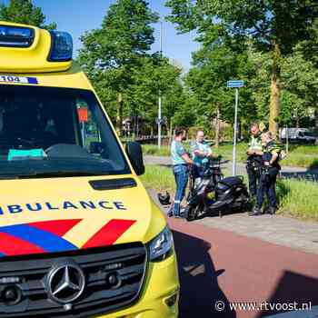 112 Nieuws: fietser gewond bij aanrijding met scooter in Zwolle