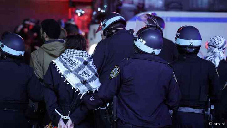 Bijna 300 arrestaties bij ontruiming pro-Palestijns protest Columbia University