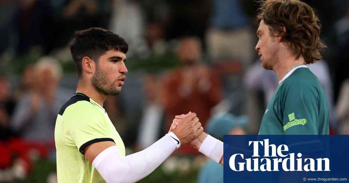 Alcaraz’s dream of third consecutive Madrid Open ends with loss – video