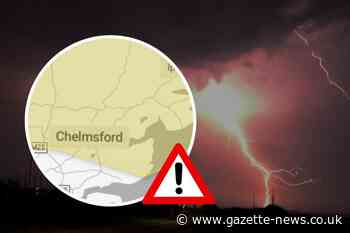 Essex weather warning: More thunderstorms on Thursday