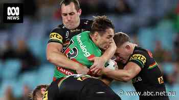 Live: 'Absolute shocker': Cleary-less Panther strike back off clear forward pass after surprise hot start from battling Rabbitohs