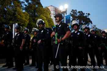 Watch live: Police enter pro-Palestine UCLA encampment after students refuse to disperse