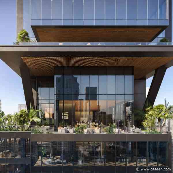 SOM designs skyscraper with "exposed structure" for Miami