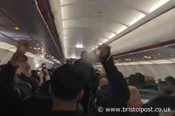 easyJet passengers sing 'cheerio, cheerio, cheerio' as disruptive pair thrown off