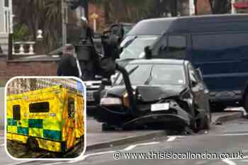 Cranbrook Road, Gants Hill crash: Two people in hospital