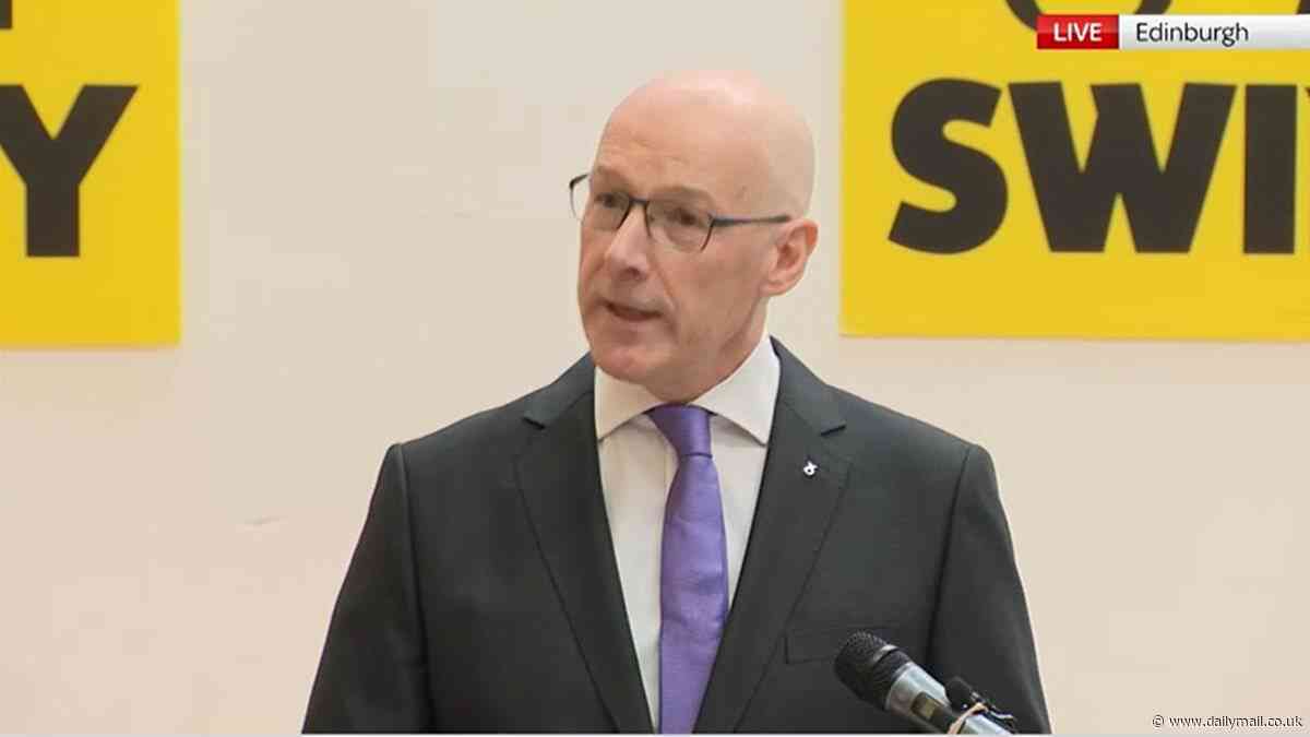 SNP leadership battle begins: John Swinney launches bid as 'Sturgeon apologist' claims he can stop party meltdown - but polls favour rival Kate Forbes despite backlash at her devout Christian views