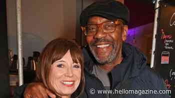 Lenny Henry makes surprise appearance with rarely-seen partner Lisa Makin
