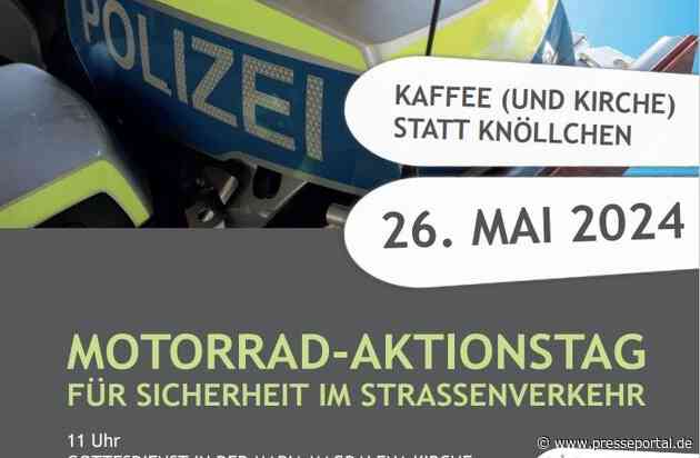 POL-VER: +Polizei lädt ein zum Motorrad-Aktionstag mit Gottesdienst, Korso und Info-Programm+