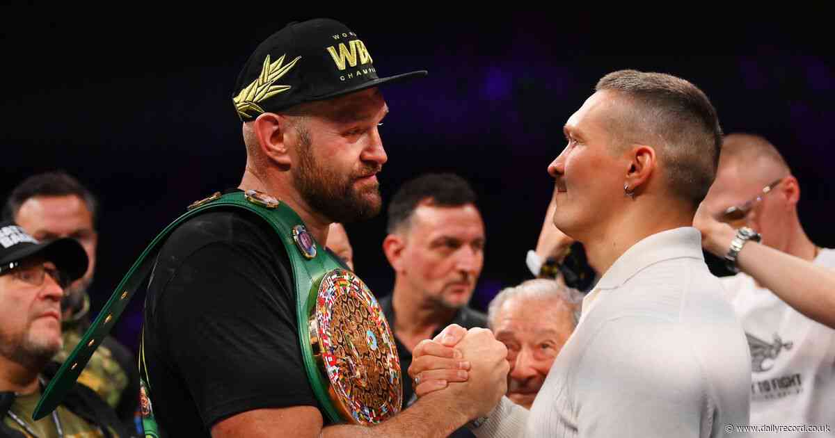 Tyson Fury clued in on Oleksandr Usyk 'weakness' he can expose in undisputed heavyweight showdown