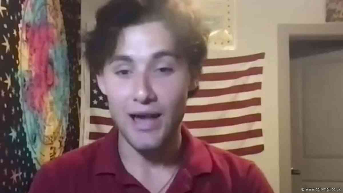 UNC Chapel Hill frat boy seen shielding Old Glory from pro Palestine protesters speaks out: 'I would have protected the flag with my dead body from this Marxist horde'