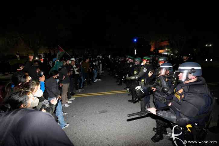 Police move in and begin dismantling pro-Palestinian demonstrators' encampment at UCLA