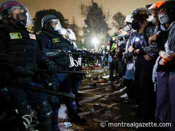 Police begin dismantling pro-Palestinian demonstrators’ encampment at UCLA