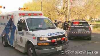 Adult, child struck by vehicle in midtown Toronto seriously injured: paramedics