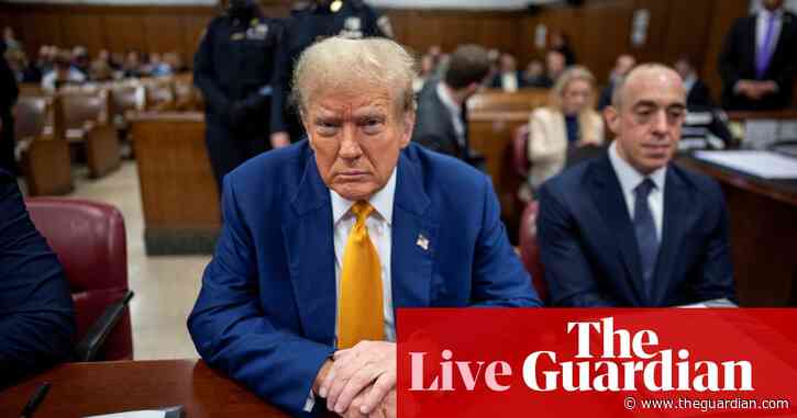 Trump in court as hearing on further alleged gag order violations is under way – live