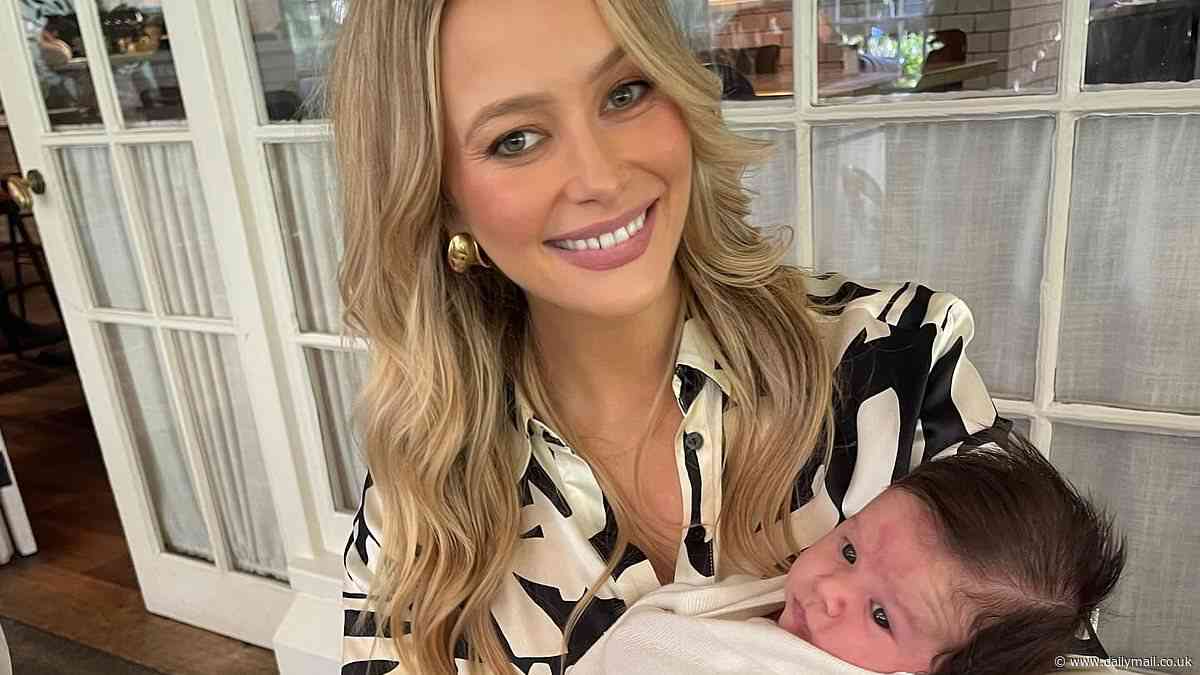 Simone Holtznagel gushes over her newborn baby daughter Gia as she shares adorable new snaps