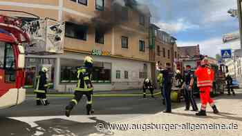 Matratze fängt Feuer: Wohnungsbrand über Neuburger Subway-Filiale