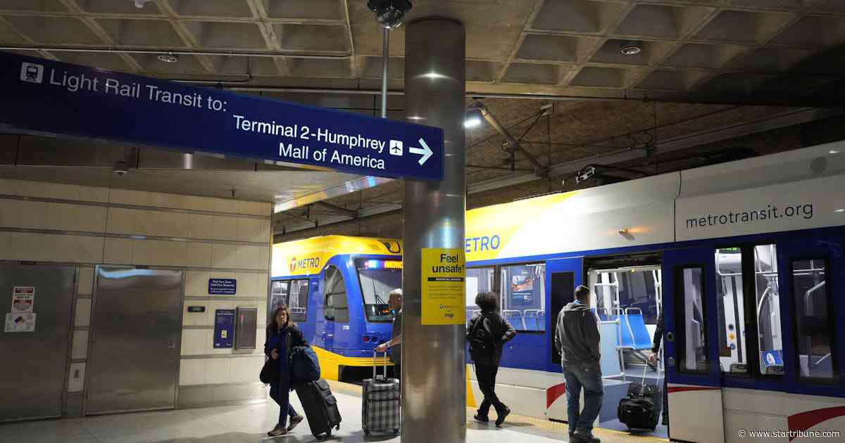 Part of Metro Transit's Blue Line will close for 10 days starting Friday