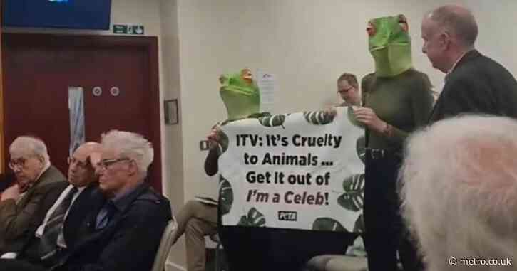 Protestors invade ITV’s 2024 meeting to challenge I’m A Celebrity’s ‘cruelty’