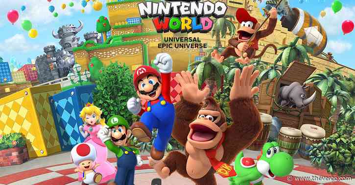 Nintendo’s Orlando theme park will have Yoshi and Donkey Kong rides