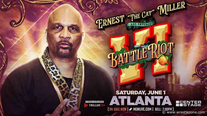 Ernest ‘The Cat’ Miller To Enter MLW’s Battle RIOT IV