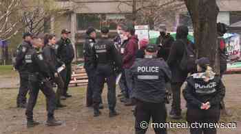 Heavy police presence at McGill University ahead of protests