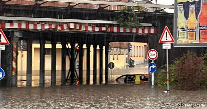Heftige Unwetter überfluten Bamberg