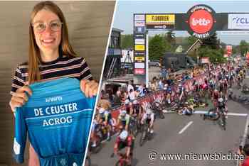 “Mijn fiets is zonder mij over de meet gebold”: Jinse Peeters was een van de vele slachtoffers van de dominoval in Hamme