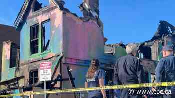 Windsor police treat 'rainbow house' fire as suspicious, say building will be demolished