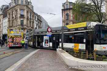Tram ontspoord in centrum Gent: file en sterke hinder op alle tramlijnen