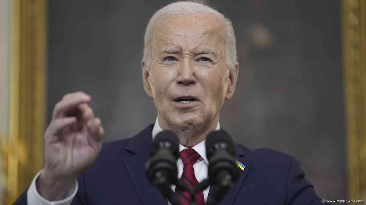 Biden denounces campus protests, says they haven't changed his mind on war in Gaza