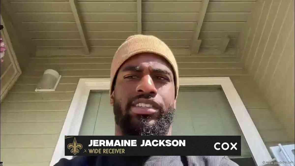 Jermaine Jackson's first interview with New Orleans Saints