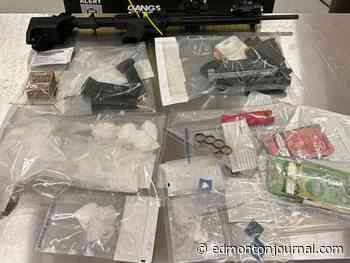 Lloydminster police seize drugs, cash, and stolen rifle: ALERT