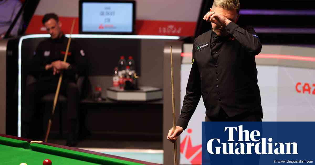 ‘What a wally’: Wilson rues missed 147 chance in semi-final tussle with Gilbert
