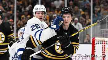 Bruins Game 6 lineup: Danton Heinen out; Auston Matthews won’t play for Leafs