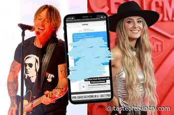 The Text Keith Urban Sent Lainey When He Asked Her to Collaborate