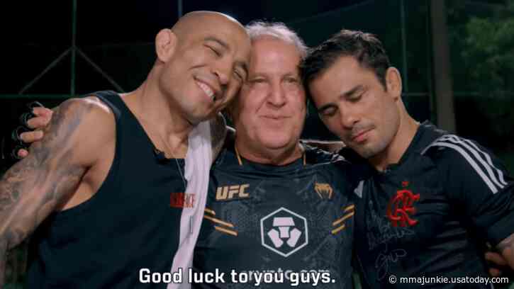 UFC 301 'Embedded,' No. 4: Jose Aldo and Alexandre Pantoja meet up with a Brazilian soccer legend