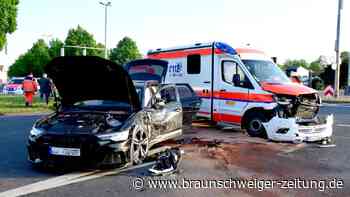Vier Verletzte nach Unfall mit Rettungswagen in Braunschweig