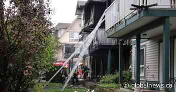 Man charged with arson, assault, uttering threats in Surrey townhouse fire