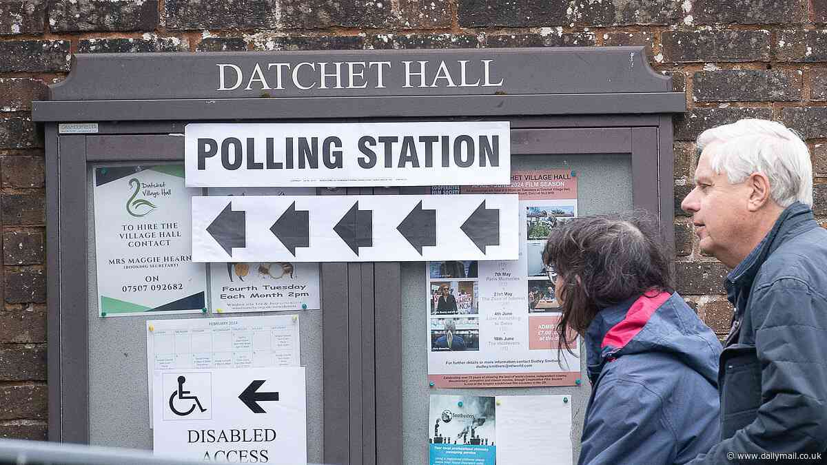 UK local elections 2024 LIVE: Latest as millions of Britons cast their votes - with predictions the Tories will suffer huge council losses