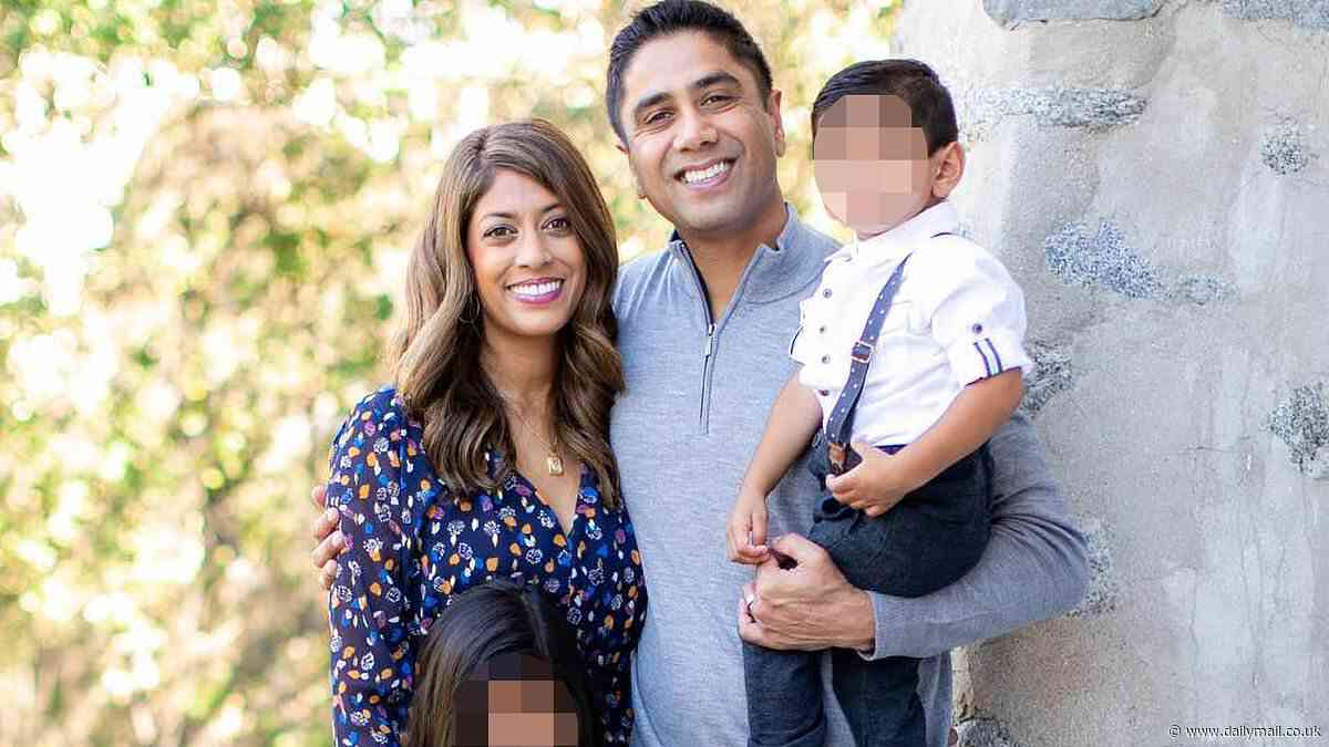 Wife of California doctor Dharmesh Patel who drove her and his kids off cliff in failed murder-suicide bid begs prosecutors to drop charges because 'we need him home' and blames 'mental health episode' for Tesla plunge