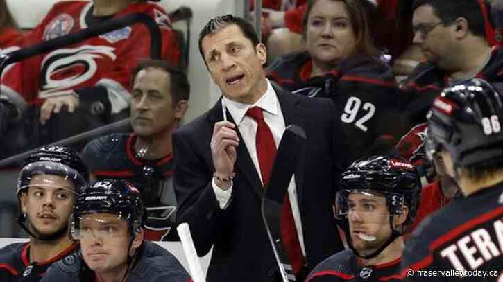 Hurricanes’ Rod Brind’Amour says he feels ‘really good’ about reaching new contract